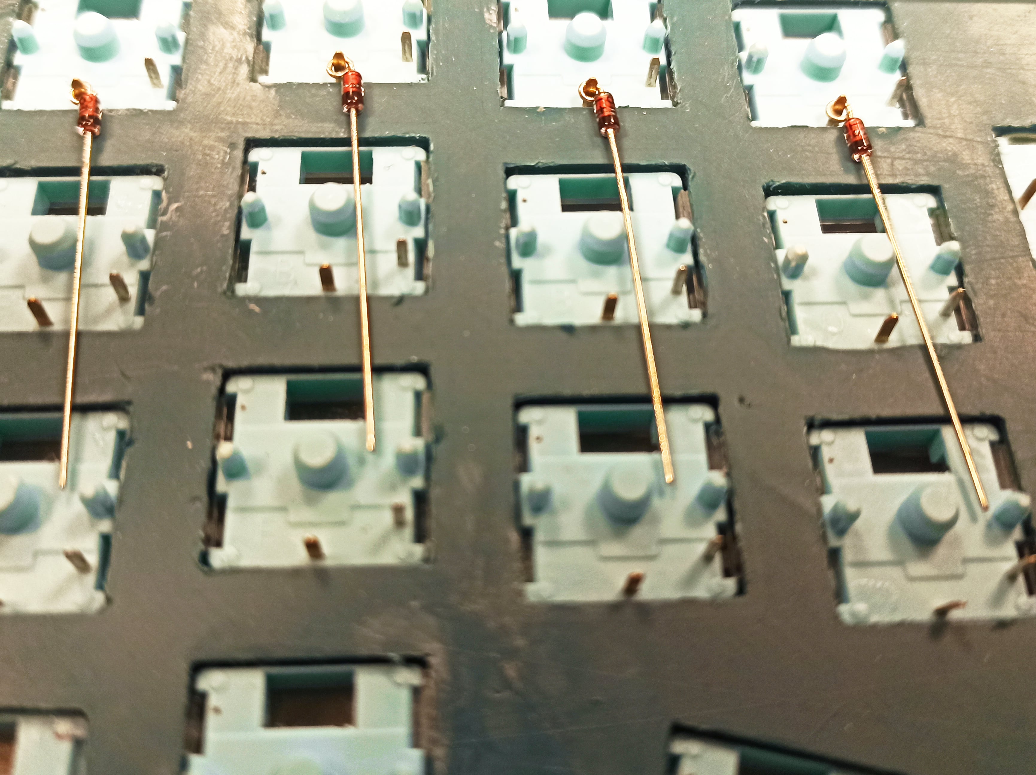 Soon to be connected diodes